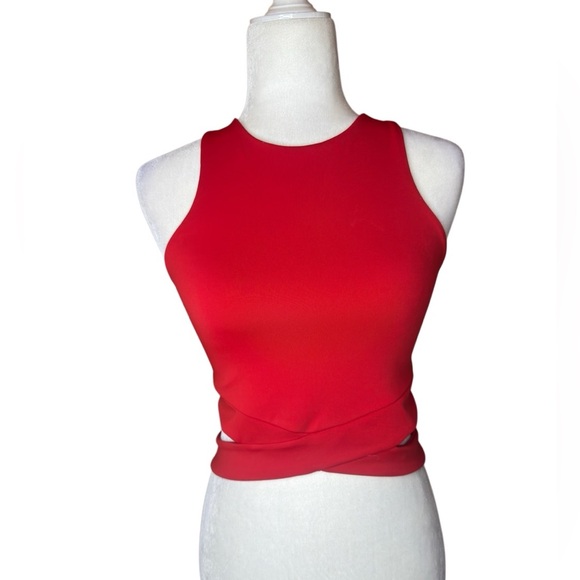 Express Tops - NWOT Express Body contour cut out crop tank size Small